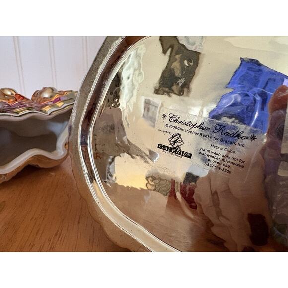 Vtg Christopher Radko 2005 Starad Bright Angel Candy Box Christmas Collectible - Picture 12 of 15